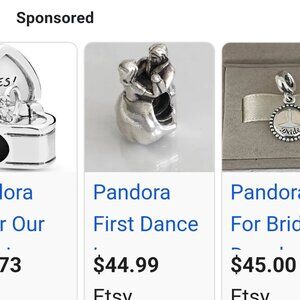 Pandora "First Dance" charm